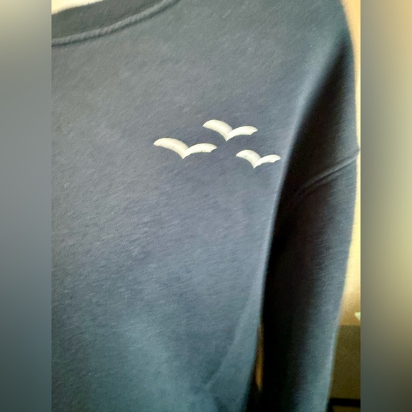 LAZYPANTS PREMIUM LUXE SCUBA CREWNECK SWEATSHIRT IN DARK BLUE SZ M - Picture 7 of 8